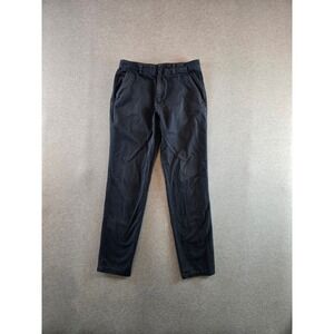 APC‎ Chino Trousers Mens XS 28x30 Navy Blue Cotton Slim Straight Made in Latvia